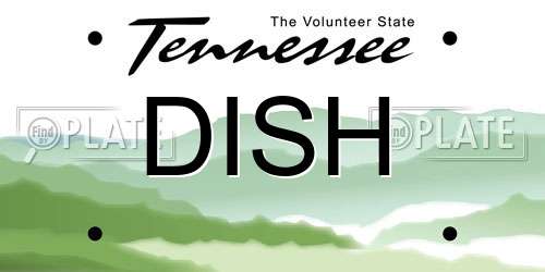 DISH Tennessee License Plate