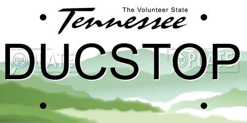 DUCSTOP Tennessee License Plate