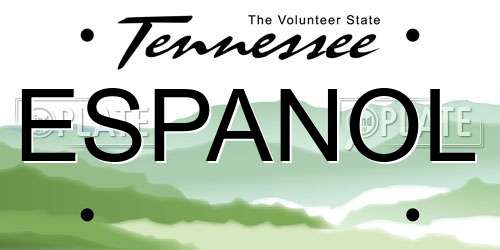 ESPANOL Tennessee License Plate