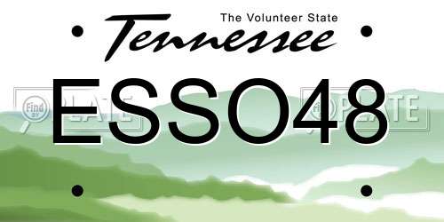 ESSO48 Tennessee License Plate