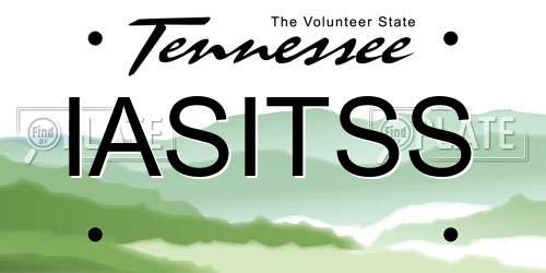 IASITSS Tennessee License Plate
