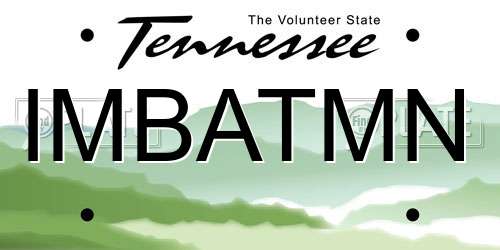IMBATMN Tennessee License Plate