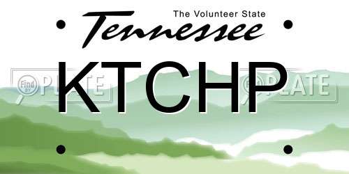 KTCHP Tennessee License Plate