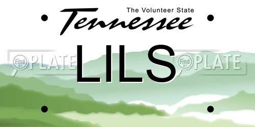 LILS Tennessee License Plate