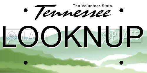 LOOKNUP Tennessee License Plate