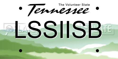 LSSIISB Tennessee License Plate