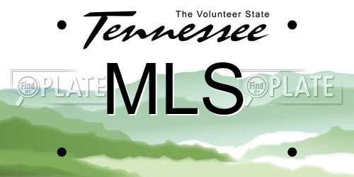 MLS Tennessee License Plate