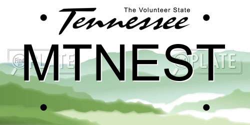 MTNEST Tennessee License Plate