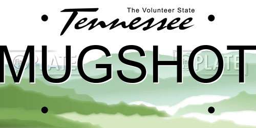 MUGSHOT Tennessee License Plate