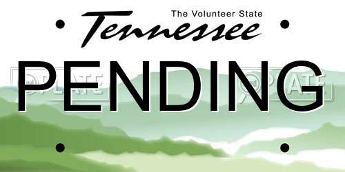PENDING Tennessee License Plate