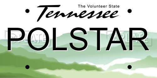 POLSTAR Tennessee License Plate