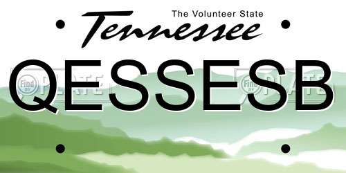 QESSESB Tennessee License Plate