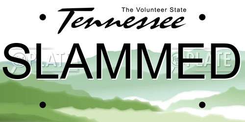 SLAMMED Tennessee License Plate