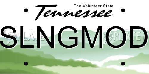 SLNGMOD Tennessee License Plate