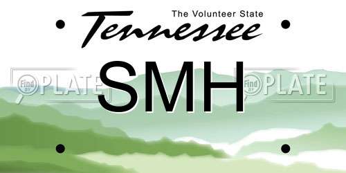 SMH Tennessee License Plate