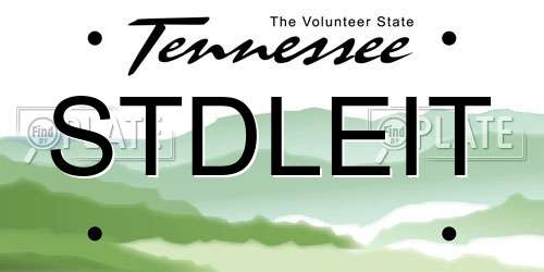 STDLEIT Tennessee License Plate