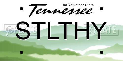 STLTHY Tennessee License Plate