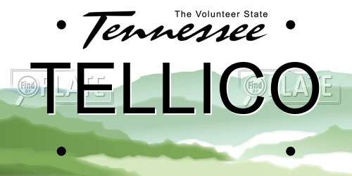 TELLICO Tennessee License Plate