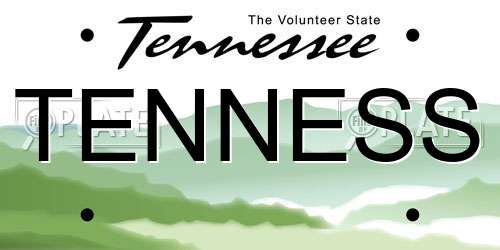 TENNESS Tennessee License Plate