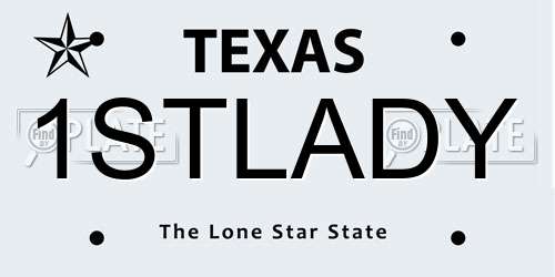 1STLADY Texas License Plate
