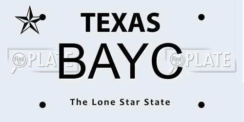 BAYC Texas License Plate