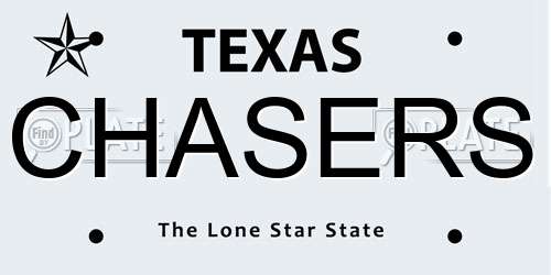 CHASERS Texas License Plate