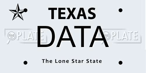 DATA Texas License Plate