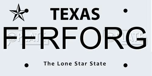 FFRFORG Texas License Plate