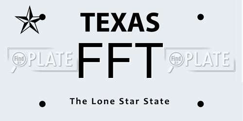 FFT Texas License Plate