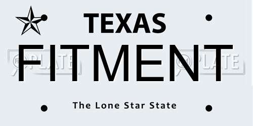 FITMENT Texas License Plate