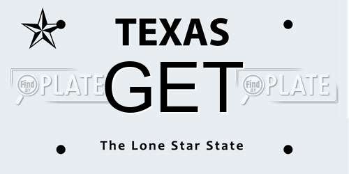 GET Texas License Plate