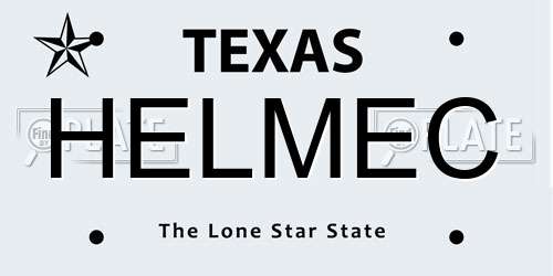 HELMEC Texas License Plate