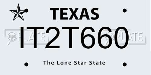 IT2T660 Texas License Plate