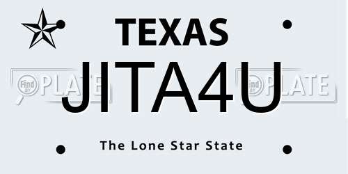JITA4U Texas License Plate