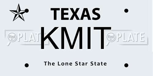 KMIT Texas License Plate