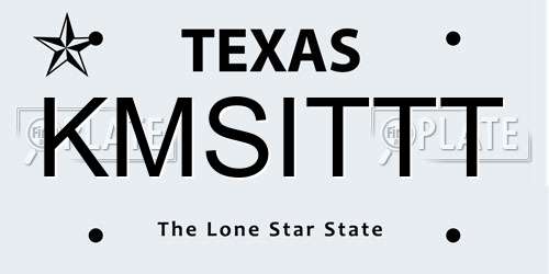 KMSITTT Texas License Plate