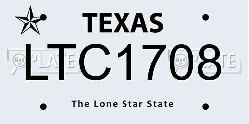 LTC1708 Texas License Plate