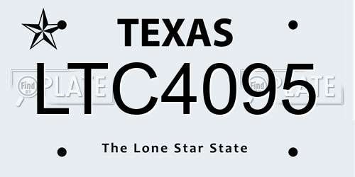 LTC4095 Texas License Plate