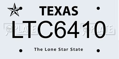 LTC6410 Texas License Plate