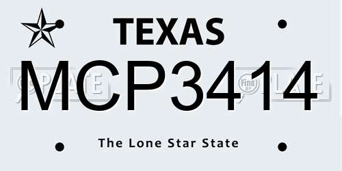 MCP3414 Texas License Plate