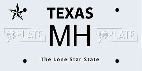 MH Texas License Plate