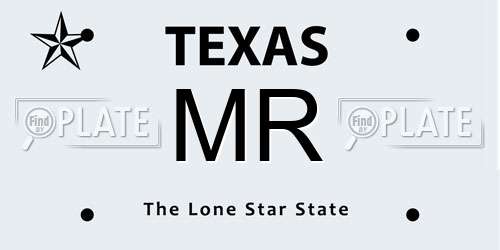 MR Texas License Plate