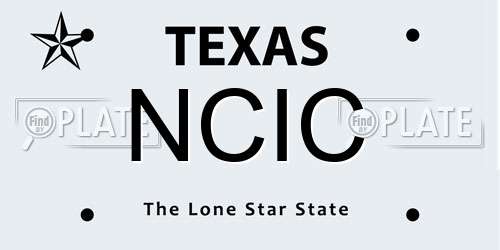 NCIC Texas License Plate
