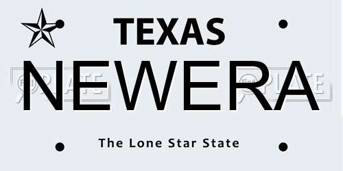 NEWERA Texas License Plate