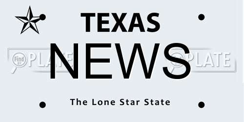 NEWS Texas License Plate