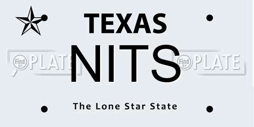 NITS Texas License Plate