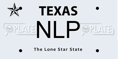 NLP Texas License Plate
