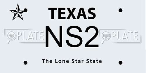 NS2 Texas License Plate