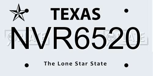 NVR6520 Texas License Plate