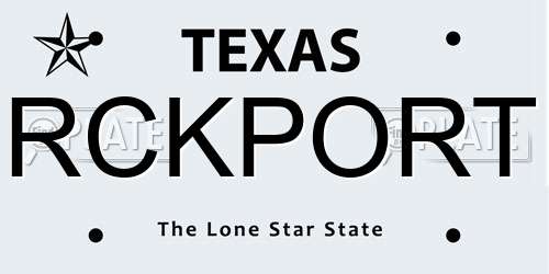 RCKPORT Texas License Plate